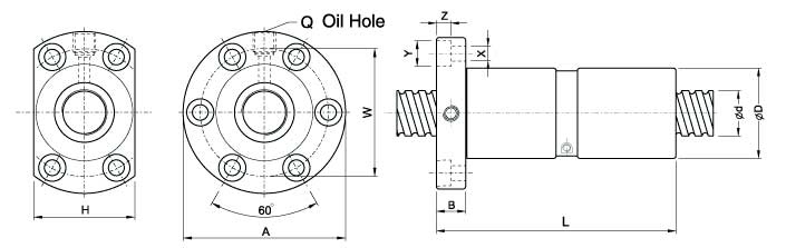 DFI4010-4、滾珠絲杠軸承